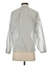 J.Crew 100% Cotton Stripes Silver Long Sleeve Blouse Size S - photo 2