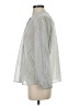 J.Crew 100% Cotton Stripes Silver Long Sleeve Blouse Size S - photo 5