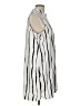 Mud Pie Stripes Silver Casual Dress Size L - photo 4