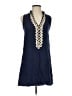 Lilly Pulitzer 100% Rayon Blue Sleeveless Blouse Size 00 - photo 1
