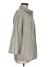 Unbranded Gray 3/4 Sleeve Button-Down Shirt Size M - photo 4
