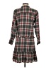 NSF 100% Cotton Plaid Gray Casual Dress Size P (petite) - photo 2