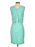 Warehouse Solid Teal Cocktail Dress Size 4 - photo 2