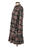 NSF 100% Cotton Plaid Gray Casual Dress Size P (petite) - photo 5