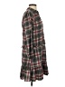 NSF 100% Cotton Plaid Gray Casual Dress Size P (petite) - photo 4