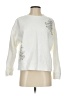 Lands' End Floral White Sweatshirt Size S - photo 1