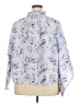 Lee 100% Cotton Floral Blue 3/4 Sleeve Blouse Size XXL - photo 2