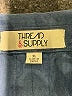 Thread & Supply 100% Lyocell Blue 3/4 Sleeve Button-Down Shirt Size XL - photo 7