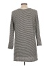 Old Navy Stripes Gray Casual Dress Size L - photo 2