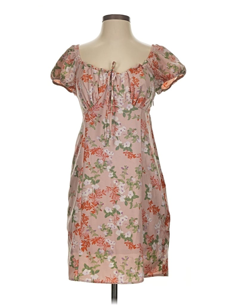 Pre-owned Pink Republic Casual Dress In Brown