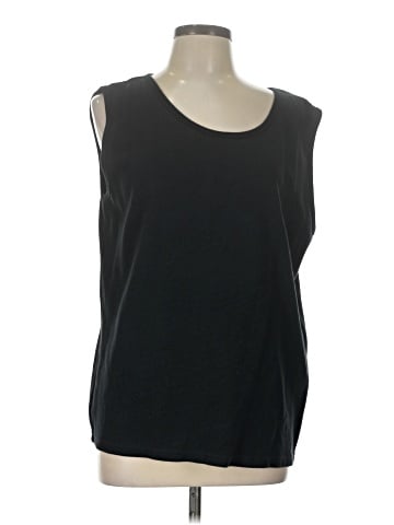 Denim & Co Sleeveless T-Shirt (view 1)