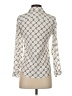 Ann Taylor 100% Polyester Ivory 3/4 Sleeve Blouse Size XXS - photo 2