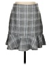 Ann Taylor LOFT Plaid Gray Formal Skirt Size 4 - photo 1