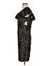 Tacera 100% Polyester Paisley Black Cocktail Dress Size S - photo 5