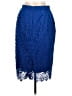 J.Crew Collection 100% Polyester Blue Formal Skirt Size 10 - photo 2