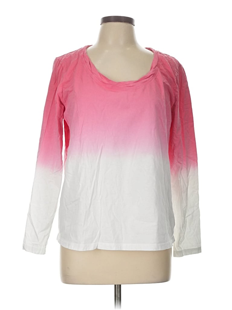 Pre-owned Candace Cameron Bure Long Sleeve T-shirt In Pink
