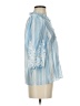 Caballero Blue 3/4 Sleeve Blouse Size S - photo 4