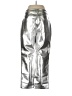7 For All Mankind 100% Polyurethane Metallic Silver Jeggings Size L - photo 2
