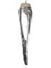 7 For All Mankind 100% Polyurethane Metallic Silver Jeggings Size L - photo 5
