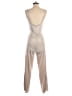 Blue Rain 100% Polyester Metallic Silver Gray Jumpsuit Size XS - photo 2