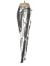 7 For All Mankind 100% Polyurethane Metallic Silver Jeggings Size L - photo 4