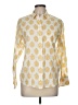 J.Crew Paisley Yellow Long Sleeve Button-Down Shirt Size 6 - photo 1
