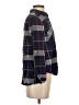 Charlotte Russe 100% Cotton Plaid Blue Long Sleeve Button-Down Shirt Size S - photo 4