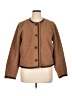 J.Crew Factory Store 100% Recycled Polyester Tweed Brown Jacket Size 16 - photo 1
