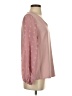 Shein Pink Long Sleeve Blouse Size 4 - photo 4