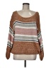 ee:some Stripes Brown Pullover Sweater Size M - photo 1