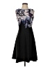DKNY Graphic Black Cocktail Dress Size 2 - photo 1