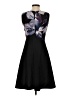 DKNY Graphic Black Cocktail Dress Size 2 - photo 2