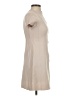 Theory 100% Elastane Solid Tan White Casual Dress Size 2 - photo 4