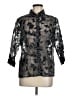Elementz Black 3/4 Sleeve Blouse Size M - photo 1