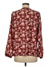 Unbranded 100% Polyester Burgundy Long Sleeve Blouse Size M - photo 2