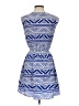 Assorted Brands 100% Polyester Graphic Blue Cocktail Dress Size S - photo 2