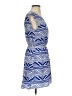 Assorted Brands 100% Polyester Graphic Blue Cocktail Dress Size S - photo 4