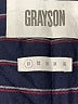 Grayson 100% Lyocell Stripes Black Long Sleeve Button-Down Shirt Size XS (1) - photo 7