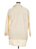 HOTOUCH 100% Cotton Ivory 3/4 Sleeve Button-Down Shirt Size XXL - photo 2