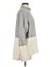 Missguided Color Block Gray Turtleneck Sweater Size M - photo 4