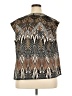 Jones Studio Brown Sleeveless Blouse Size 2X - photo 2