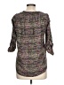 Soprano 100% Polyester Tweed Purple 3/4 Sleeve Blouse Size L - photo 2