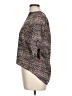 Soprano 100% Polyester Tweed Purple 3/4 Sleeve Blouse Size L - photo 5