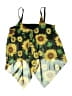 Shein Print Yellow Swimsuit Top Size 1X - photo 1
