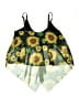 Shein Print Yellow Swimsuit Top Size 1X - photo 2