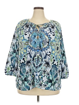 Lane Bryant 3/4 Sleeve Blouse