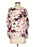 RACHEL Rachel Roy 100% Polyester Floral Ivory 3/4 Sleeve Blouse Size XS - photo 1