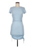 Assorted Brands Solid Blue Casual Dress Size 6 - photo 1