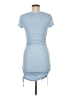 Assorted Brands Solid Blue Casual Dress Size 6 - photo 2