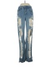 Unbranded Hearts Blue Jeans Size XS - photo 1